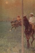 Edgar Degas Reinsman  before race USA oil painting reproduction